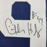 Autographed/Signed Charles Haley Dallas Thanksgiving Day Football Jersey JSA COA