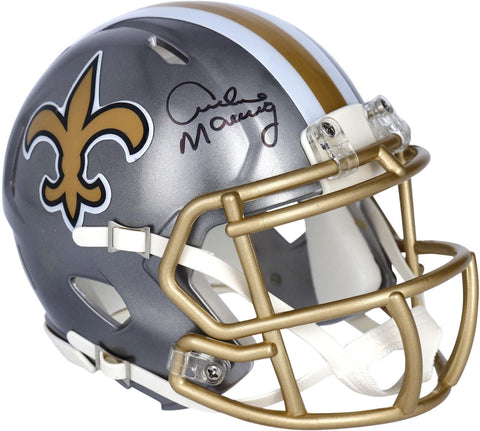 Archie Manning New Orleans Saints Signed Flash Alternate Mini Helmet
