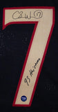 Charlie Ward Autographed Black College Style Jersey w/Heisman-Prova *Black