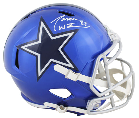 Cowboys Jason Witten Authentic Signed Flash Full Size Speed Rep Helmet BAS Wit