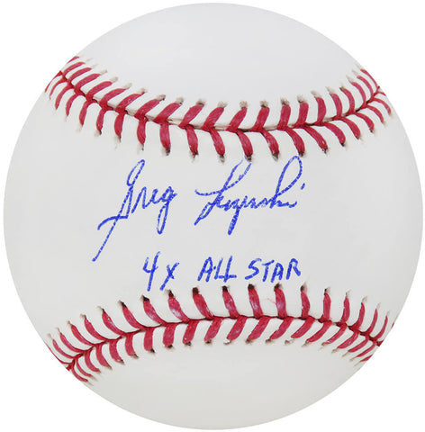 Greg Luzinski Signed Rawlings Official MLB Baseball w/4x All Star (SCHWARTZ COA)