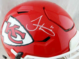 Tyreek Hill Signed F/S Kansas City Chiefs SpeedFlex Helmet - JSA W Auth *White