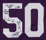 Minnesota Vikings "Greatest" Jersey Signed by (6) w Thomas, Voigt, Sutherland +