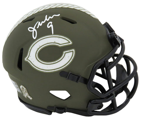 Jim McMahon Signed Chicago Bears STS Riddell Speed Mini Helmet - (SCHWARTZ COA)