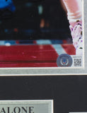 Charles Barkley Karl Malone Signed Framed 11x14 Basketball Photo BAS LOA