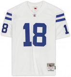 FRMD Peyton Manning Colts Signed Mitchell & Ness Rep Jersey w/"HOF 21"