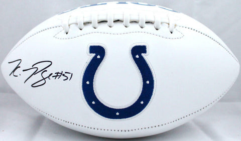 Kwity Paye Autographed Indianapolis Colts Logo Football *Thin-Beckett W Hologram