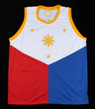 Manny Pacquiao Signed Filipino Flag Jersey Inscribed "Pacman" (Beckett COA)