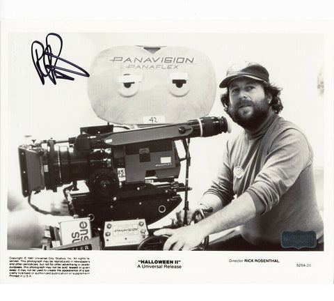 Rick Rosenthal Signed Halloween 2 Unframed 8x10 Photo - with Camera