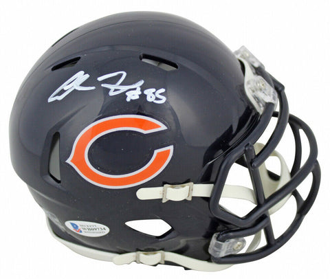 Cole Kmet Signed Chicago Bears Mini Helmet (Beckett COA) 1st Rd Pick /Notre Dame