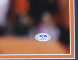 Peyton Manning Signed Framed 11x14 Denver Broncos Photo PSA Hologram