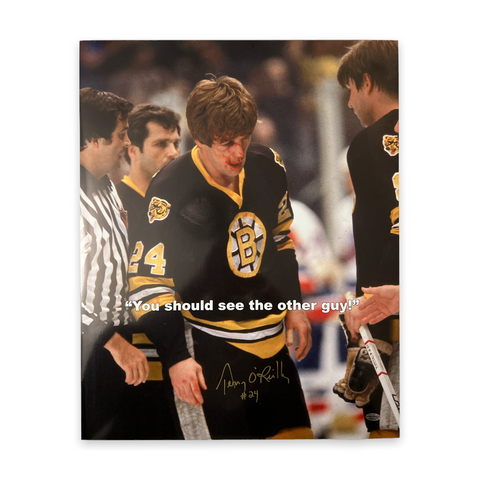 Terry O'Reilly Signed Autographed 16x20 Photo NEP