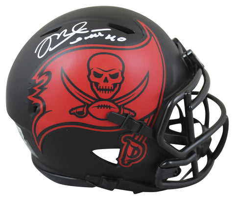 Buccaneers Mike Alstott Authentic Signed Eclipse Speed Mini Helmet BAS Witnessed