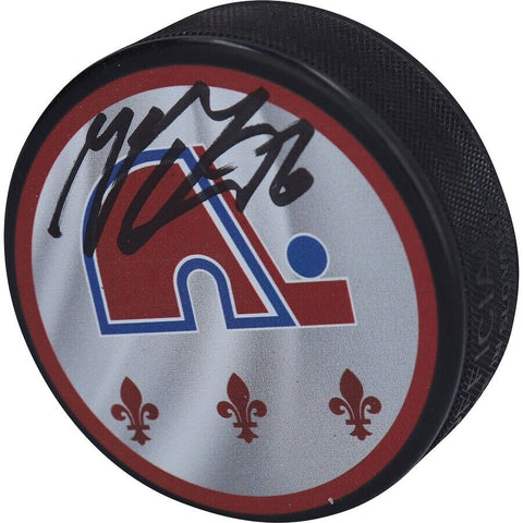 MIKKO RANTANEN Autographed Colorado Avalanche Reverse Retro Hockey Puck FANATICS