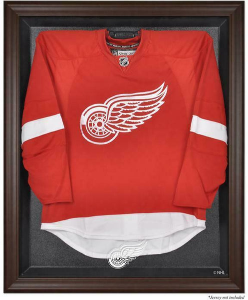 Detroit Red Wings Brown Framed Logo Jersey Display Case - Fanatics