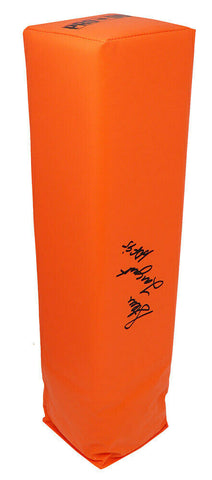 Steve Largent SEAHAWKS Signed Orange Endzone Football Pylon w/HOF'95 - SS COA