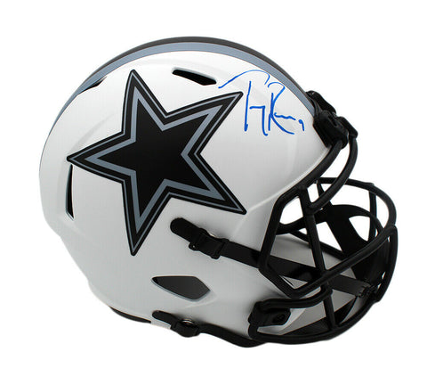 Tony Romo Signed Dallas Cowboys Speed Full Size Lunar NFL Helmet