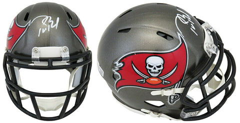 Tom Brady Signed Tampa Bay Buccaneers Riddell Speed Mini Helmet (Fanatics COA)