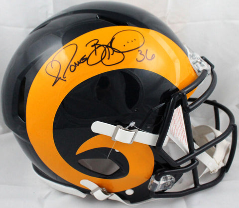 Jerome Bettis Autographed Rams F/S 81-99 Speed Authentic Helmet-Beckett W Holo