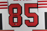 GEORGE KITTLE (49ers white TOWER) Signed Autographed Framed Jersey Beckett