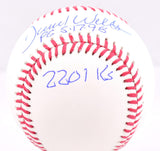 David Wells Autographed Rawlings OML Baseball w/ 3 Stats- Beckett W Hologram