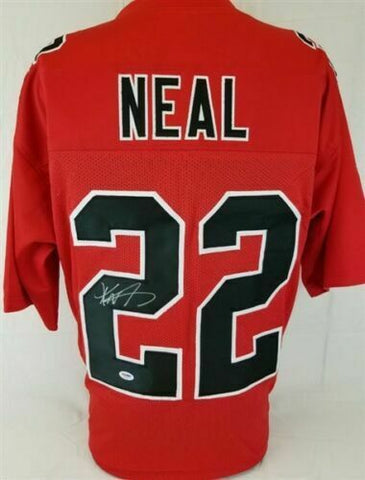 Keanu Neal Signed Atlanta Falcons Jersey (PSA) 2016 1st Rd Draft Pick / Safety