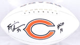 Brian Urlacher Autographed Chicago Bears Logo Football w/ HOF- Beckett W Holo