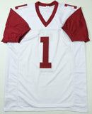Kyler Murray Autographed White College Style Jersey w/ HT - Beckett W Auth *1