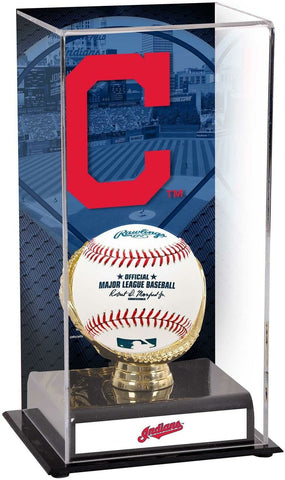Cleveland Indians Sublimated Display Case with Image