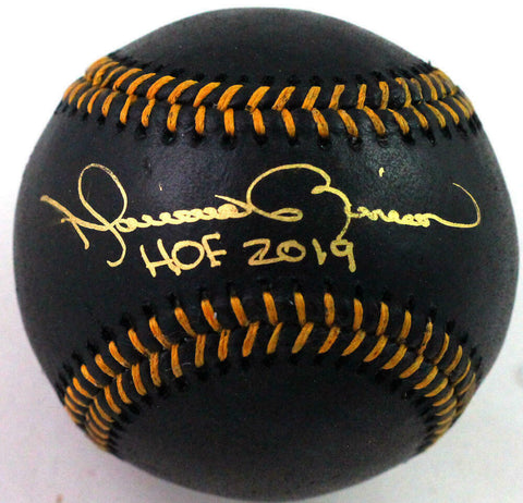 Mariano Rivera Autographed Rawlings OML Black Baseball w/ HOF -JSA Auth