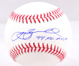 Jeff Bagwell Autographed Rawlings OML Baseball w/ 94 NL MVP - Tristar *Blue