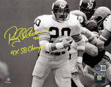 Rocky Bleier Signed Pittsburgh Steelers 8x10 Photo 4x SB Champ Beckett 35536