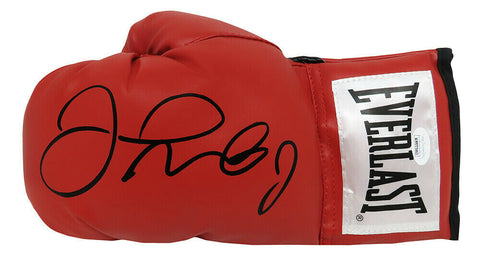 Floyd Mayweather Jr. Signed Everlast Red Boxing Glove - (JSA COA)