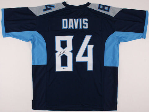 Corey Davis Signed Tennessee Titans Jersey (Beckett Holo) 5th Overall Pick 2017