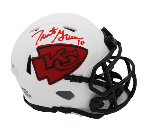Trent Green Signed Kansas City Chiefs Speed Lunar NFL Mini Helmet
