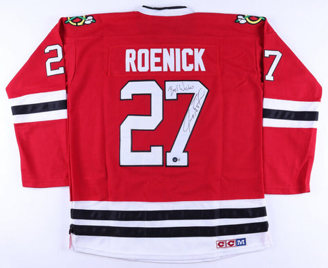 Jeremy Roenick Signed Chicago Blackhawk CCM NHL Style Jersey (Beckett) 513 Goals