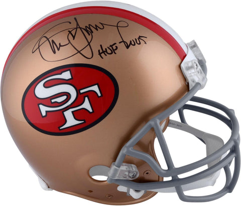 Steve Young 49ers Signed Riddell Authentic Pro-Line Helmet w/"HOF 2005" Insc
