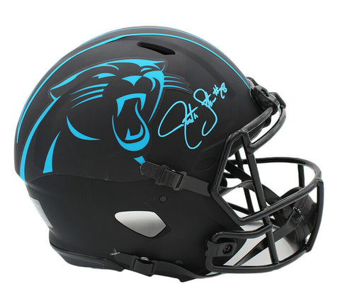 Jonathan Stewart Signed Carolina Panthers Speed Authentic Eclipse NFL Helmet