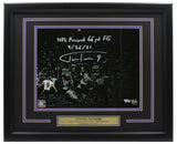 Justin Tucker Signed Framed Ravens 11x14 Spotlight Photo Inscribed Fanatics
