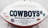 Dat Nguyen Autographed Dallas Cowboys Logo Football w/America's Team-Prova