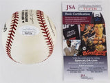 Ron Santo Signed ONL Leonard Coleman Baseball (JSA COA) Cubs Hall of Fame 3 Base