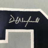 Autographed/Signed DAVE WINFIELD New York Grey Baseball Jersey JSA COA Auto