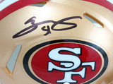Azeez Al-Shaair Autographed San Francisco 49ers Speed Mini Helmet-Beckett W Holo