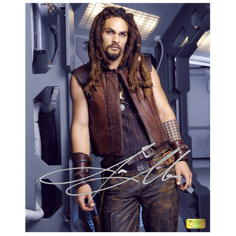 Jason Momoa Autographed Stargate Atlantis Ronon Dex 8x10 Photo