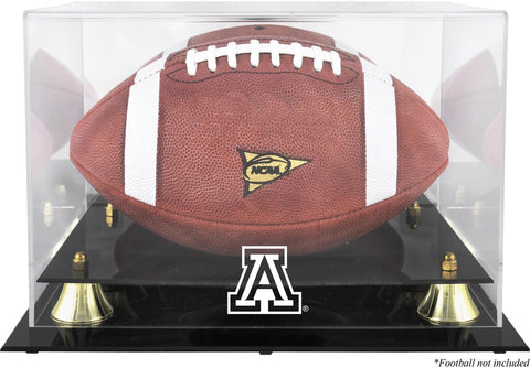 Arizona Wildcats Golden Classic Logo Football Display Case