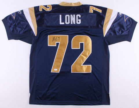 Chris Long Signed St.Louis Rams Reebok NFL Jersey (JSA COA) 2xSuper Bowl Champ