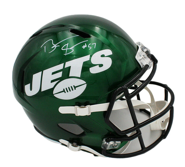 Bart Scott Signed New York Jets Speed Full Size NFL Helmet