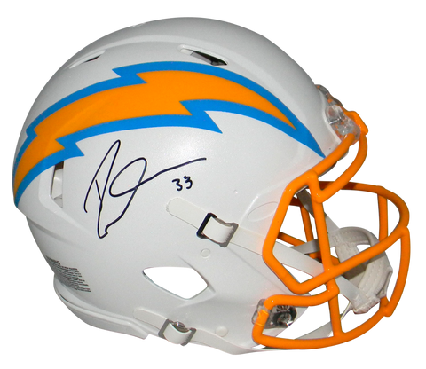 DERWIN JAMES SIGNED LOS ANGELES CHARGERS AUTHENTIC SPEED HELMET BECKETT