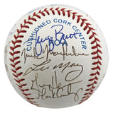 1992 Royals (22) McRae, Jefferies, Joyner +19 Signed Oal Baseball BAS #AB92991