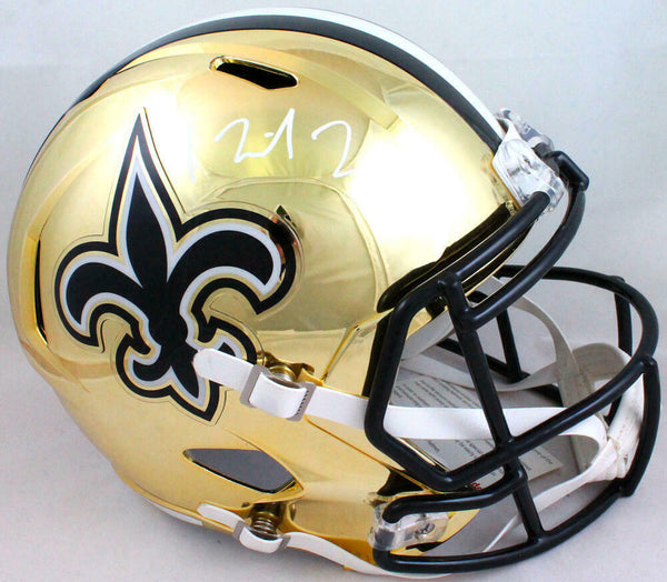 Michael Thomas Signed New Orleans Saints Chrome F/S Helmet- Beckett W Hologram